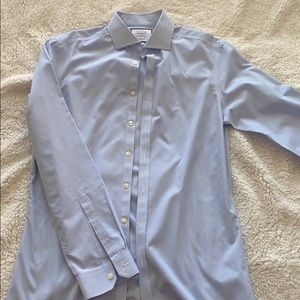 Charles Tyrwhitt Light Blue Pinstripe Dress Shirt